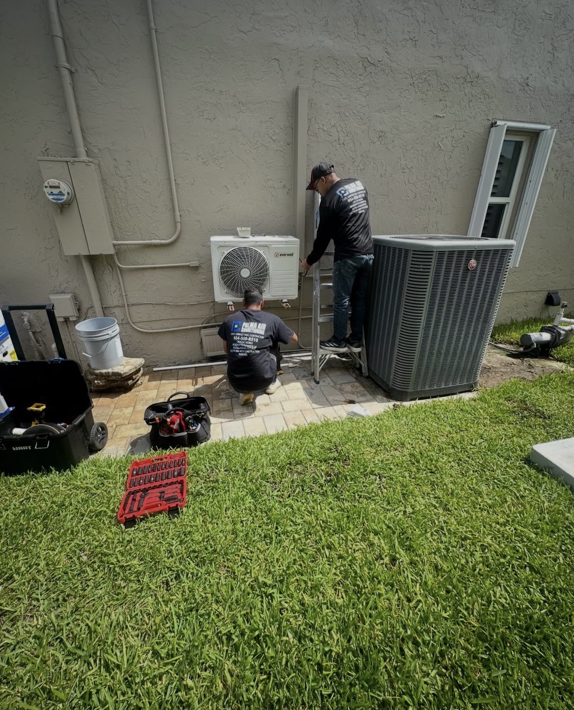 Residential mini split installation and condenser service