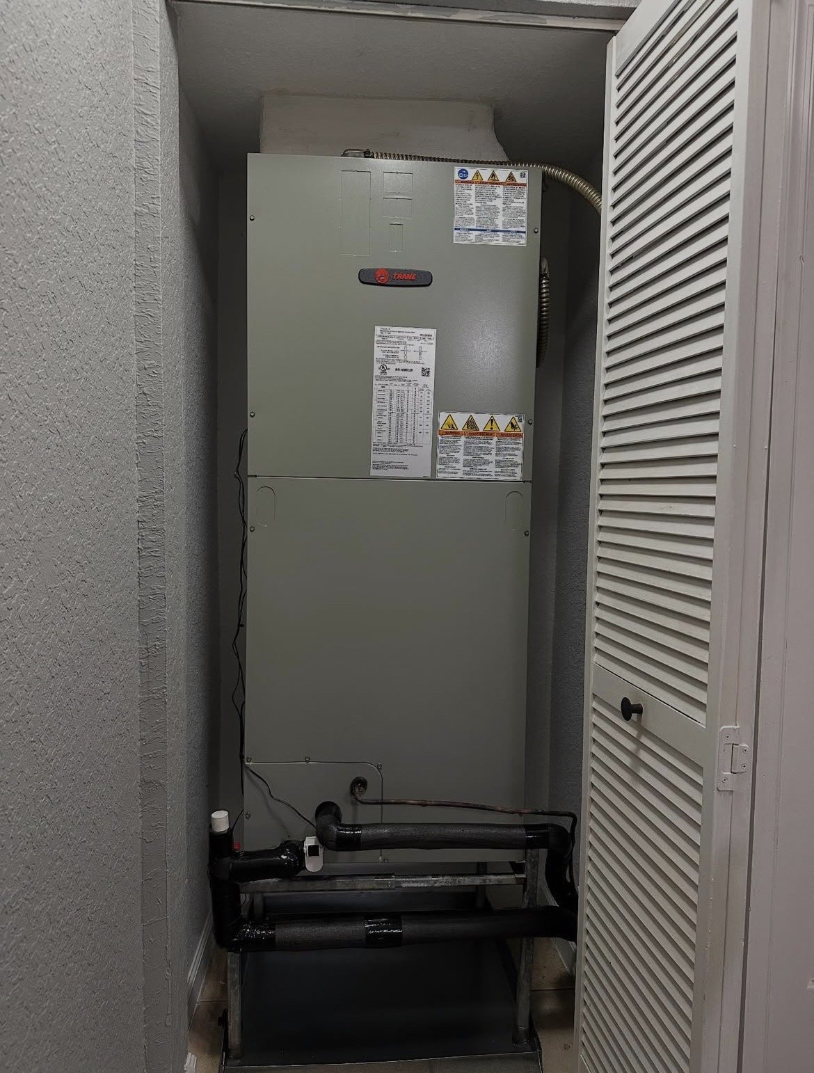 Trane air handler installation